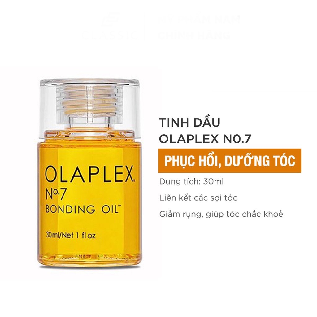 Tinh dầu dưỡng tóc hàn gắn và phục hồi, tinh dầu No.7 Olaplex