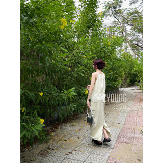 Chân váy jean dáng dài [2YOUNG] CV422 (ảnh thật)