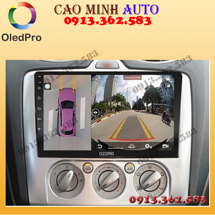 Bộ màn hình liền camera 360 OLED C8S cho xe FORD FOCUS 2006-2012 - màn hình android cho xe hơi, camera lùi xe ô tô
