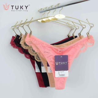 Quần Lót Lọt Khe Thun Lạnh Phối Ren, Tạo Cảm Giác Quyến Rũ Tuky 803 Chuẩn Hàng Thương Hiệu