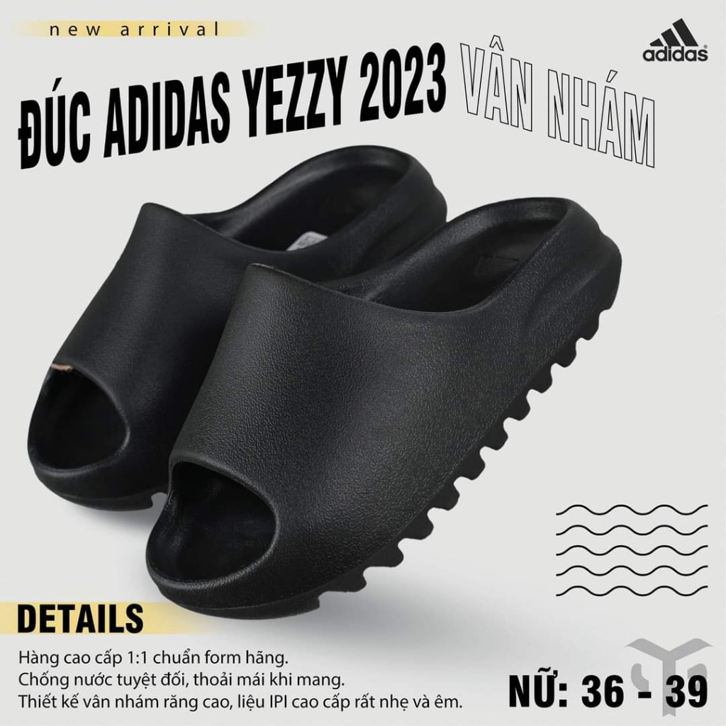 Dép bánh mì nam nữ Yezzy bản vân nhám cao cấp đế mềm êm chân 2023 D56