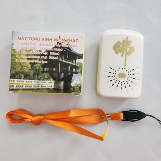 Máy niệm Phật mini 5 bài trắng