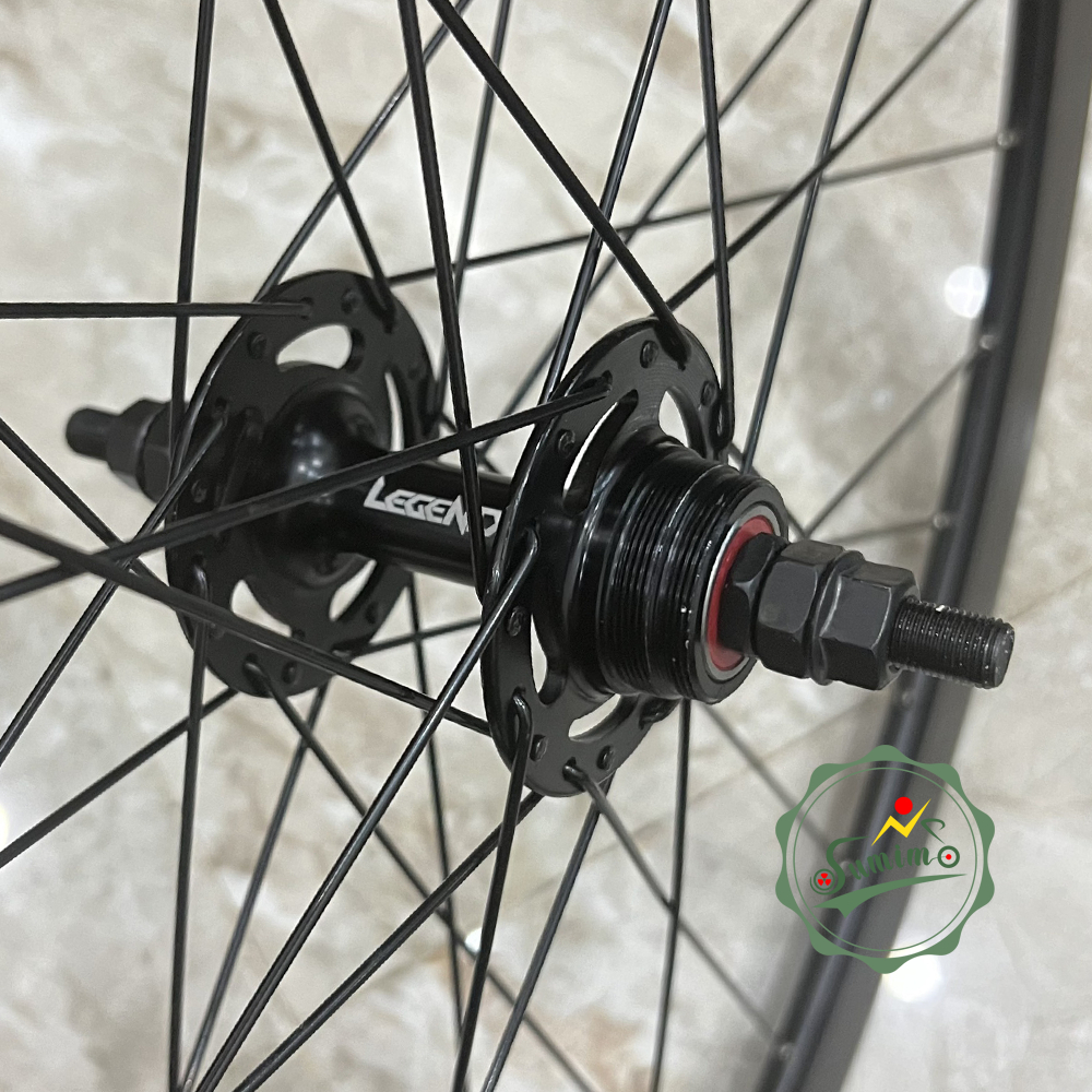 Bánh fixed gear hub LEGEND bạc đạn vành 4cm