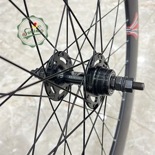 Bánh fixed gear hub RESHINE bạc đạn vành 4cm