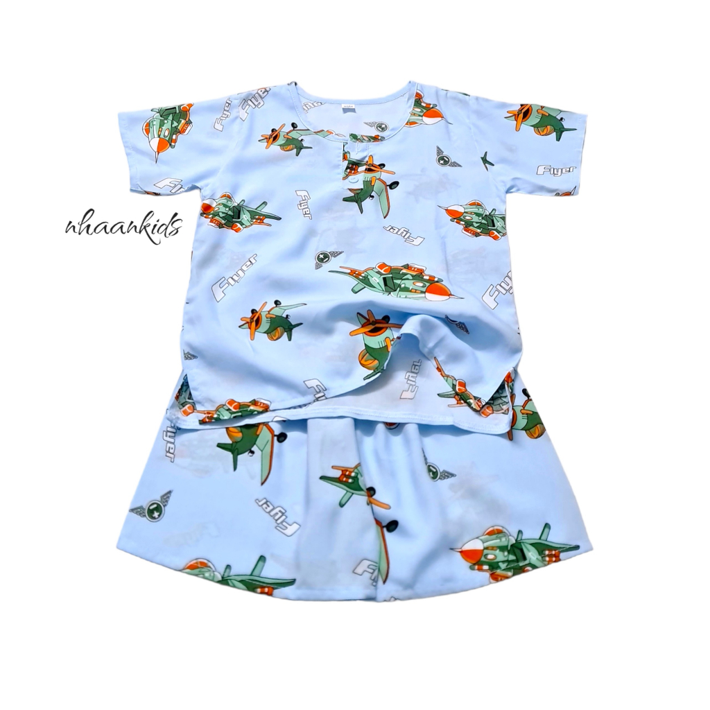 BỘ TOLE  LANH SIÊU MÁT TAY NGẮN CHO BÉ TRAI - NHÀ AN KIDS