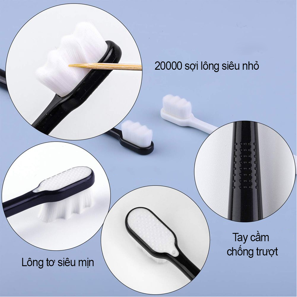 Bàn chải đánh răng MEDIAN lông tơ siêu mịn, mềm mại cho răng nhạy cảm NPP Tido88