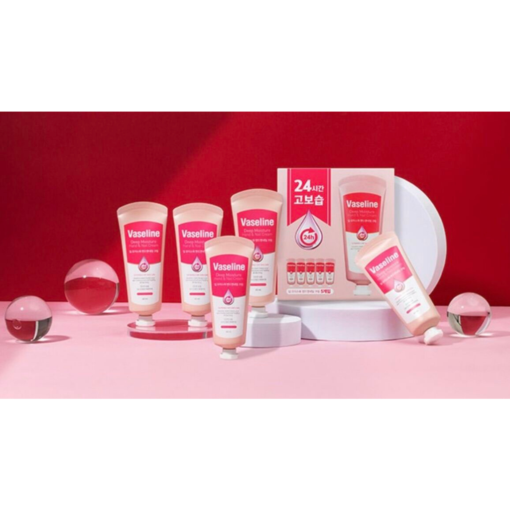 Kem Dưỡng Da Tay Vaseline Deep Moisture Hand & Nail Cream - 60ml
