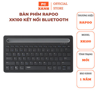 Bàn phím không dây Bluetooth đa chế độ kết nối Rapoo XK100 - Cam kết Bảo hành đổi mới 2 năm