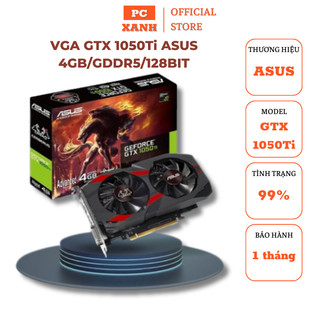 Card màn hình,VGA máy tính 1050Ti like new 99% Gaming chuyên PC gaming(4GB GDDR5, 128-bit, DVI+HDMI+DP) - BH 12 Tháng
