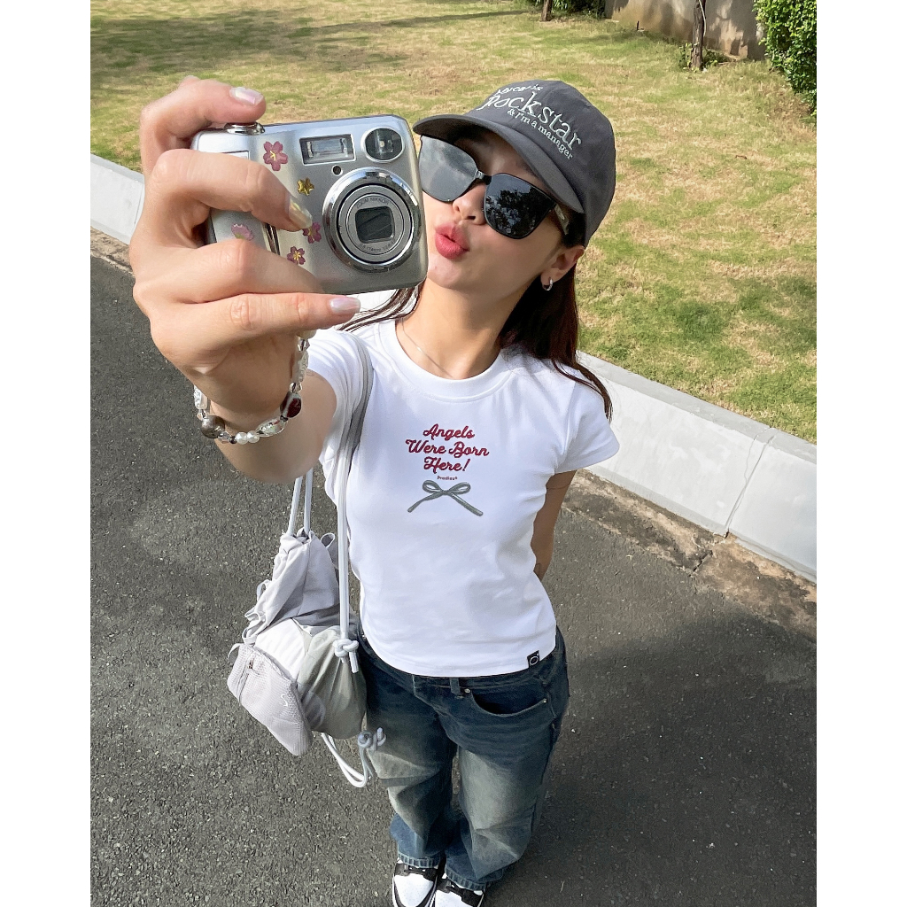 Áo Thun Nữ Baby Tee PRADIES Bow