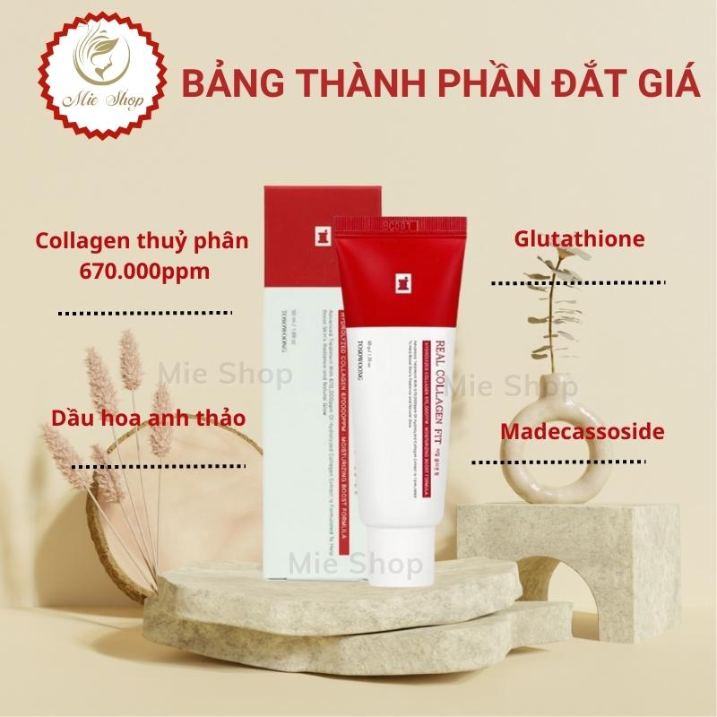 Peel da , peel real collagen fit ,dưỡng trắng, mờ thâm. sạm nám ,se khít lỗ chân lông ,trẻ hóa căng bóng da ,mieshop1803