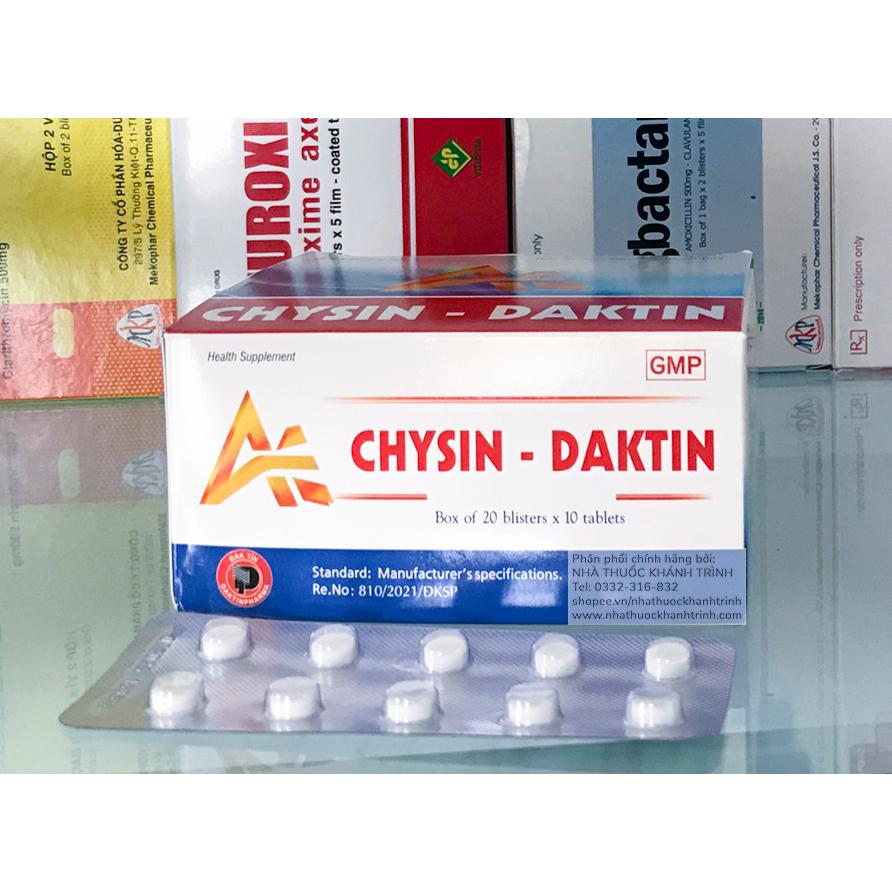 Alpha Chysin – Daktin giảm sưng tấy, phù nề