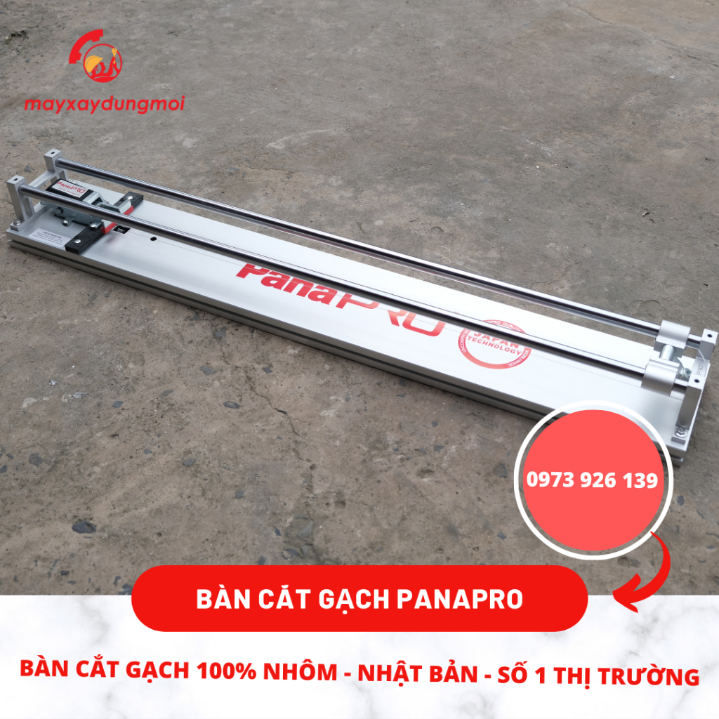 Bàn cắt gạch PanaPro 80 NTP-800 loại 100% nhôm nguyên khối