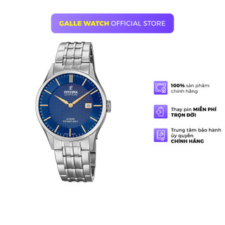 Đồng hồ nam Festina Watch F20005/3 mặt kính Sapphire chống xước, chống nước 10 ATM, dây thép đeo tay cao cấp chính hãng