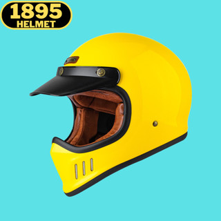 Mũ bảo hiểm fullface bulldog dogo classic - 1895 helmet - mũ bảo hiểm & dầu nhớt vũng tàu
