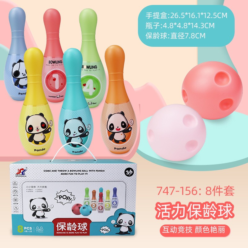 Bộ Đồ Chơi Bowling Cho Bé 8 Chi Tiết NO.747-156