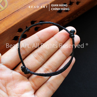 Vòng Tay Chỉ Đen (Dây Đen) Handmade, Vòng Tay Phong Thuỷ, Trang Sức (1 Chiếc) S50 - Bead Art