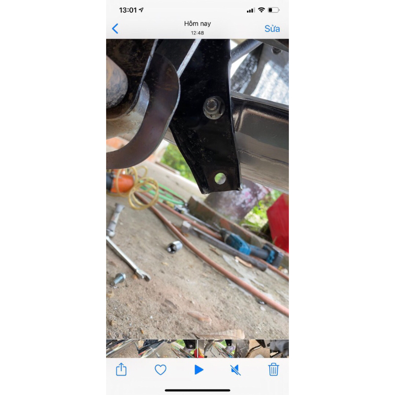 Pô 2543 móc căng chế cho wave 110 đời  từ 2017 đến 2023