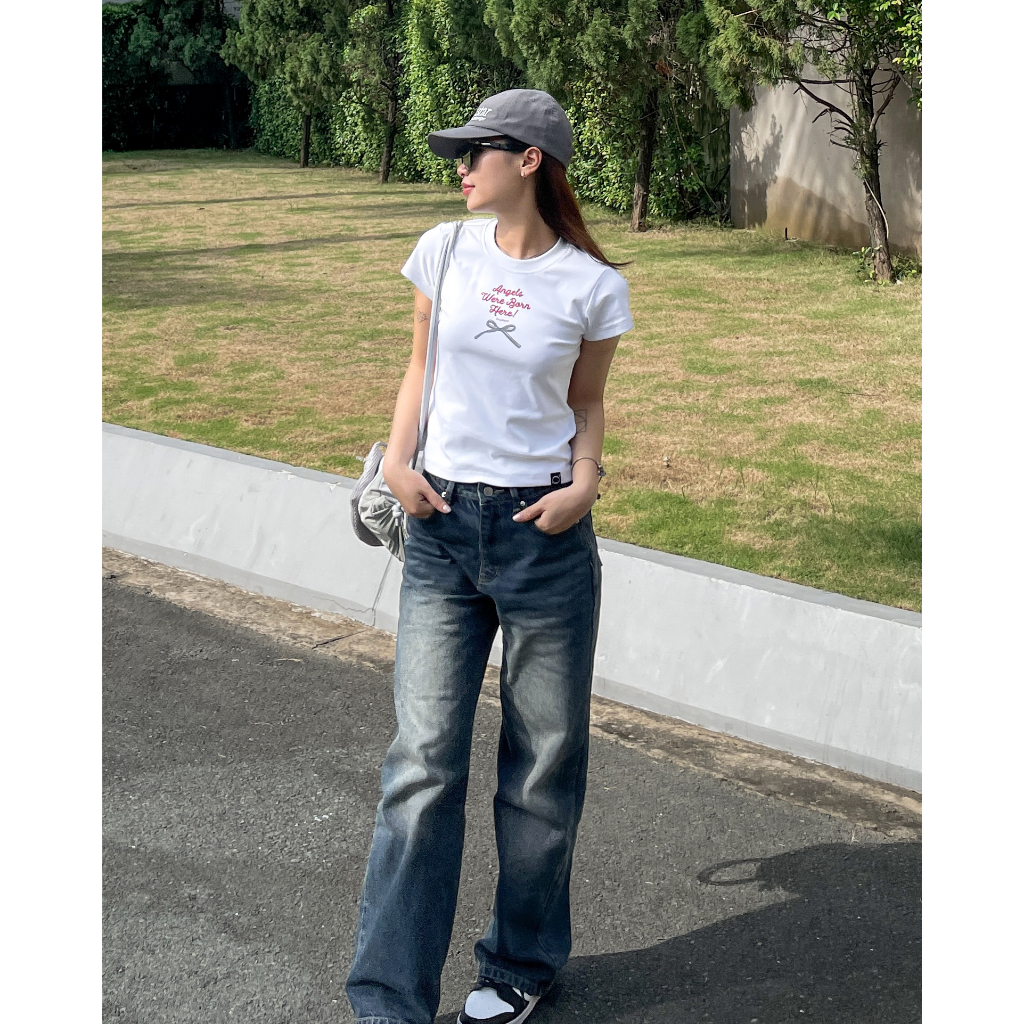 Áo Thun Nữ Baby Tee PRADIES Bow