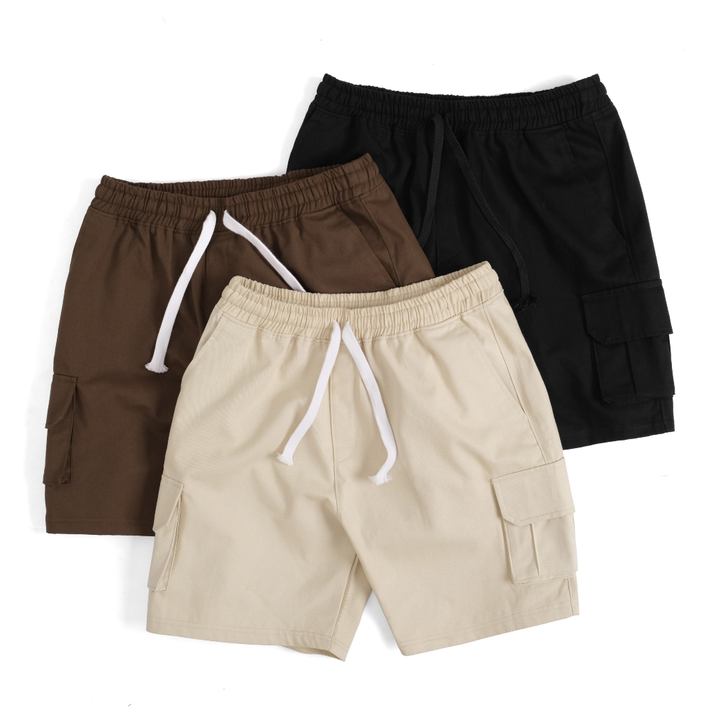 Quần Short SỌT đùi KAKI jean Nam Túi hộp co dãn 4 chiều, Quần Sooc bò trơn và rách thời trang Sogeum Store