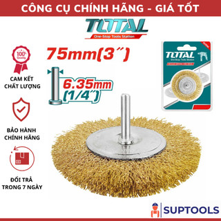 Bánh cước mài tròn cốt 6mm đường kính 75mm TOTAL TAC34031 (Hàng Chính Hãng)