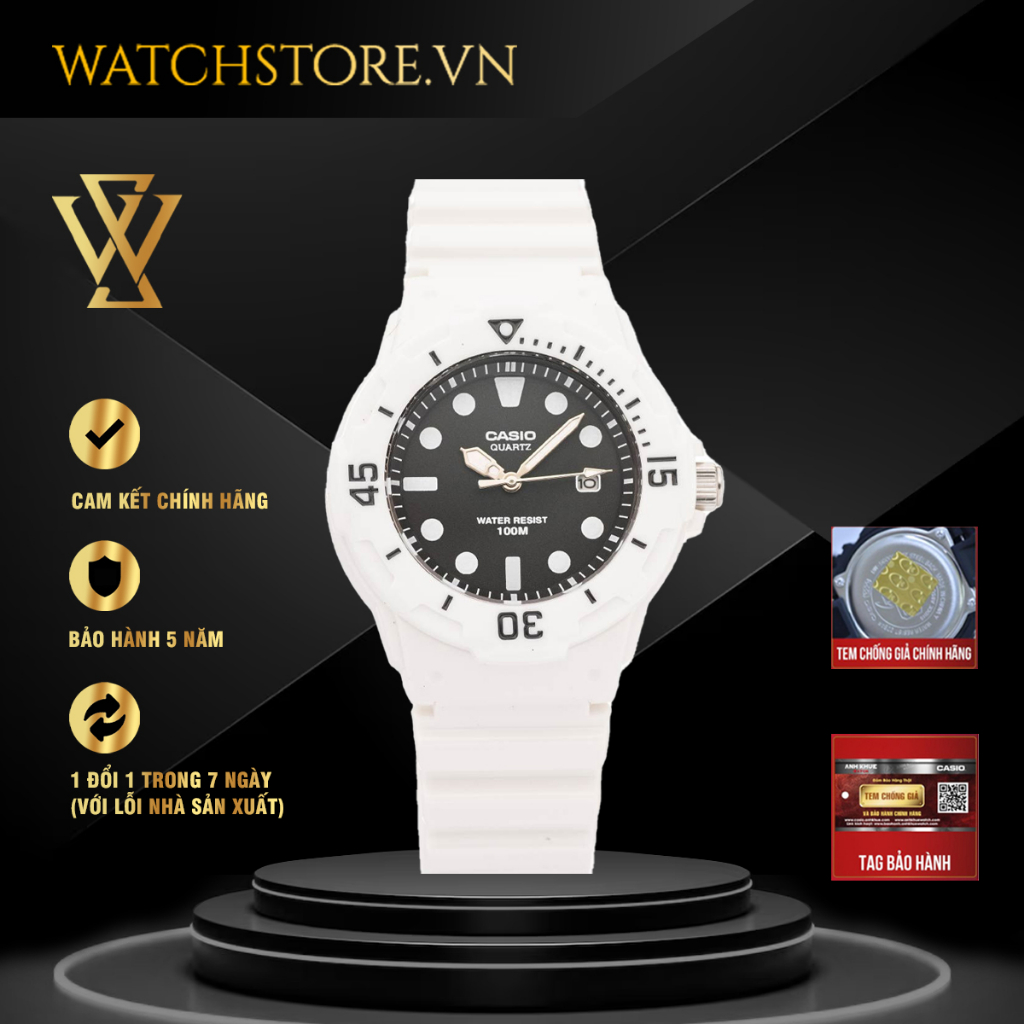 Đồng Hồ Điện Tử Nữ Casio WATCHSTORE LRW-200H-1EVDF Thiết Kế Mặt Kính Nhựa 32 mm, Dây Đeo Và Vỏ Nhựa Màu Hồng Cá Tính