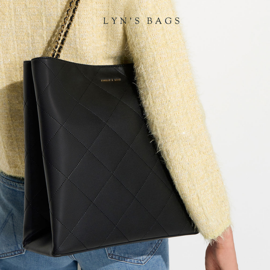 TÚI TOTE C N K BẢN DA TRÁM LÌ TẶNG KÈM VÍ SẴN 2 MÀU ĐEN - KEM