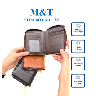 Ví nam ví hộp da bò cao cấp da bò thật 100% bảo hành 2 năm full hộp quà