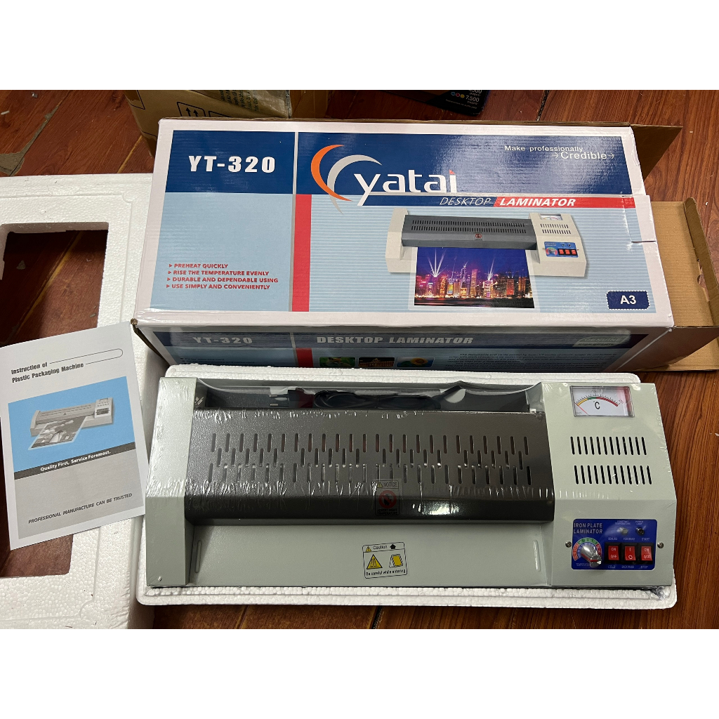 Máy ép Plastic YT 320 (A3 - chuẩn Rullo lớn)