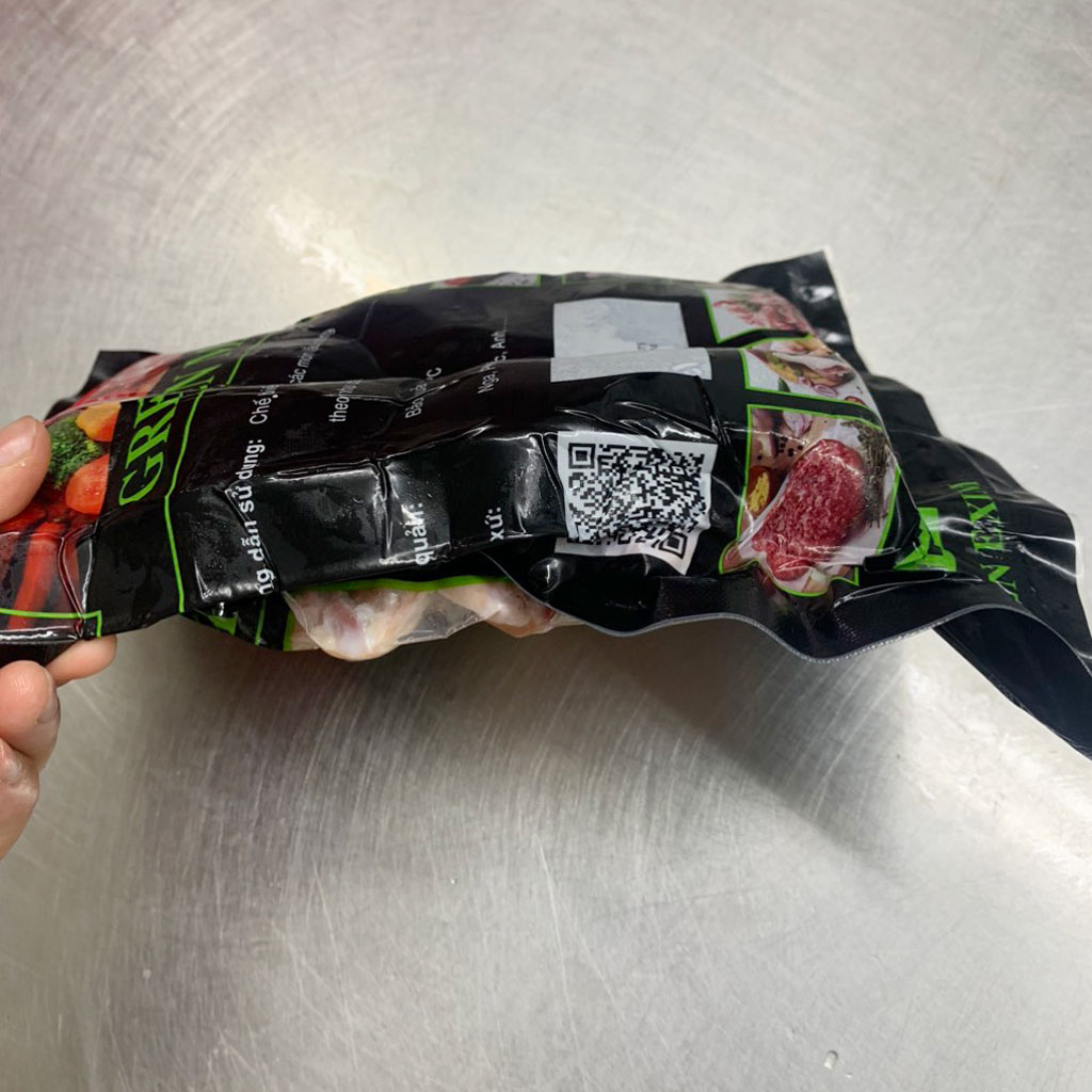 Cánh gà khúc giữa GreenMeat 1kg nhập khẩu dày thịt hàng loại 1 dùng chiên mắm, nướng, rán giòn ngon