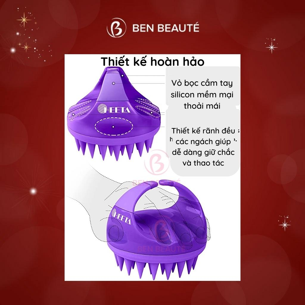 Lược Gội Đầu Silicone Heeta - Shampoo Brush