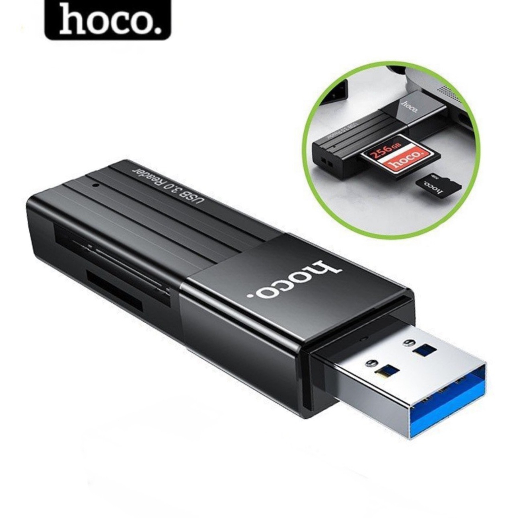 Đầu lọc thẻ nhớ usb 3.0 HOCO dùng cho thẻ nhớ sd và micro sd tốc độ cao