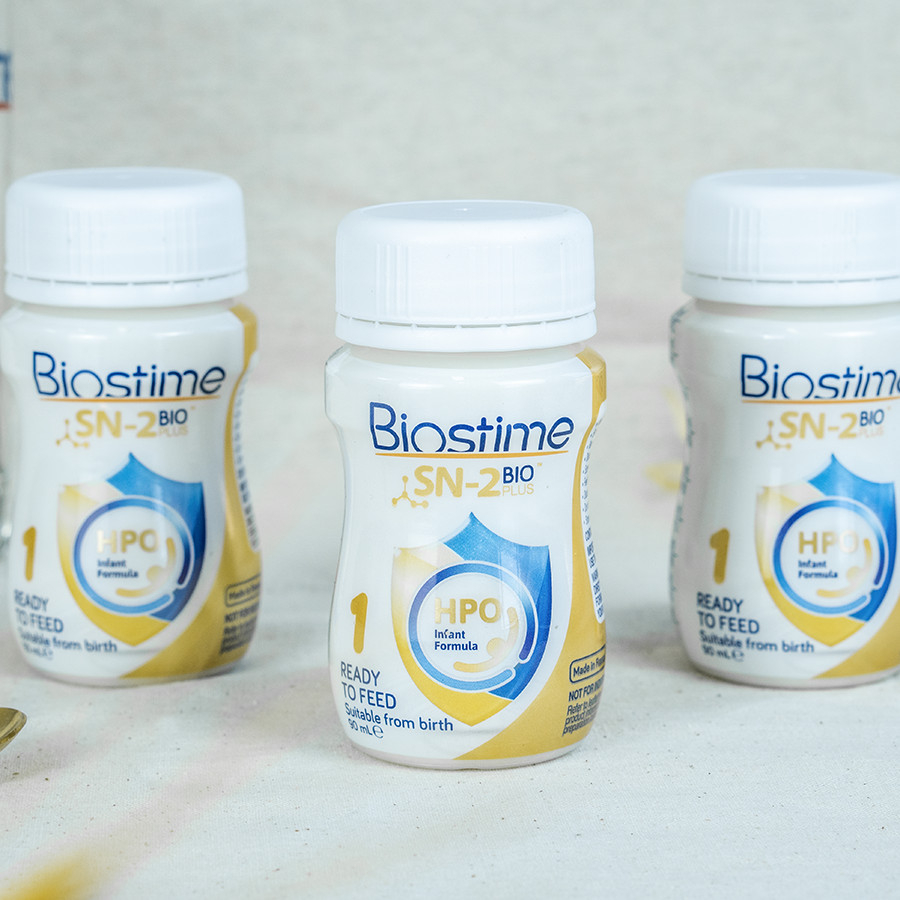 Sữa Nước Biostime ® SN-2 BIO PLUS HPO sữa công thức cho trẻ sơ sinh trẻ nhỏ tăng cường hệ miễn dịch cho trẻ  90ml