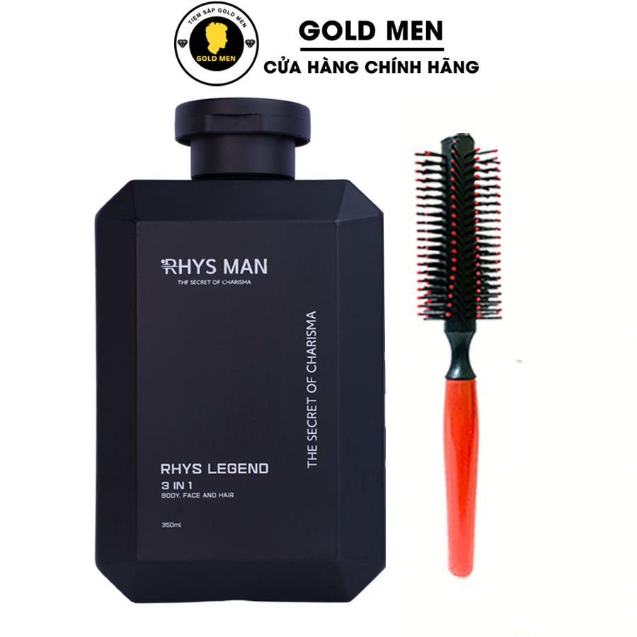 Sữa tắm gội nam RHYS MAN hương nước hoa 3 in 1 Rhys Legend 350ml