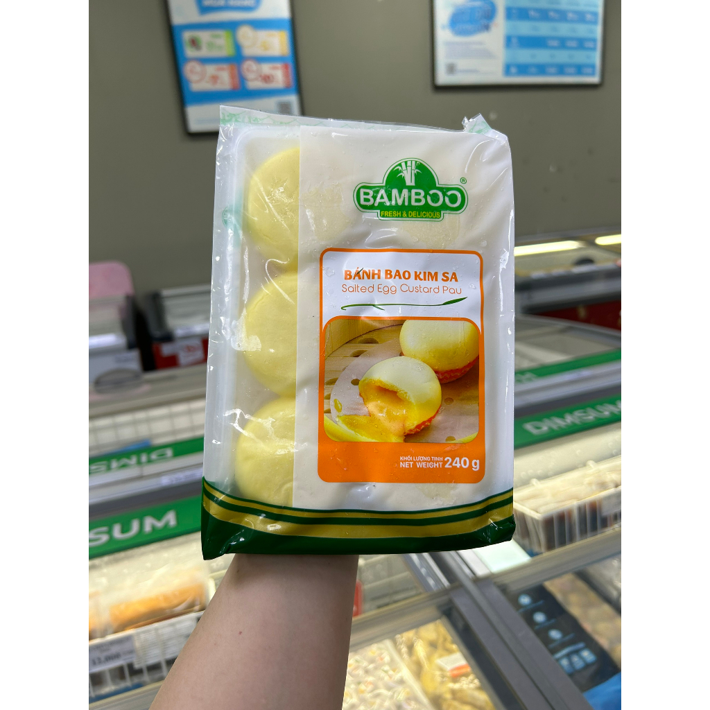 Bonzon - Bánh bao kim sa Bamboo 240g