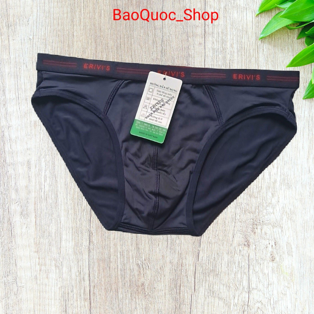 Bộ 5 Quần lót nam ERIVIS lưng nhỏ - Thun lạnh cao cấp ER-060