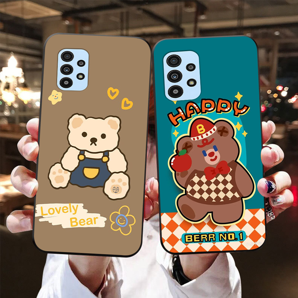 Ốp lưng Samsung a33 5G / ss a53 5G / ss a73 5G / ss a13 4G / ss a23 4G in hình con gấu cute