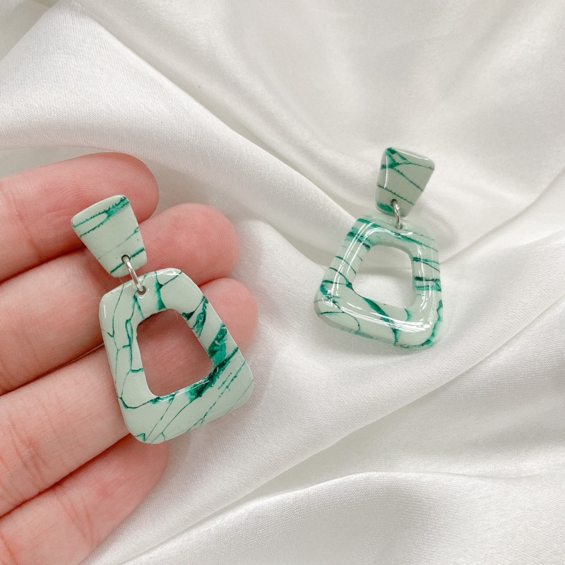 Khuyên tai đất sét nung Polymer Clay