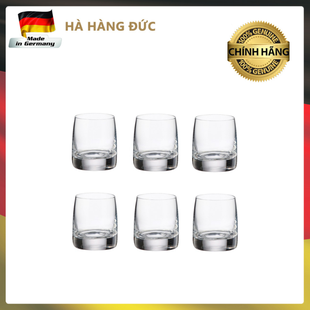 Bộ 6 cốc pha lê Bohemia Crystal Collection Pavo Tumbler 230ml