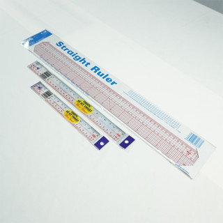 Thước kẻ dẻo WinQ 50cm chất liệu nhựa nguyên sinh, trong suốt, kẻ thước đo rõ ràng