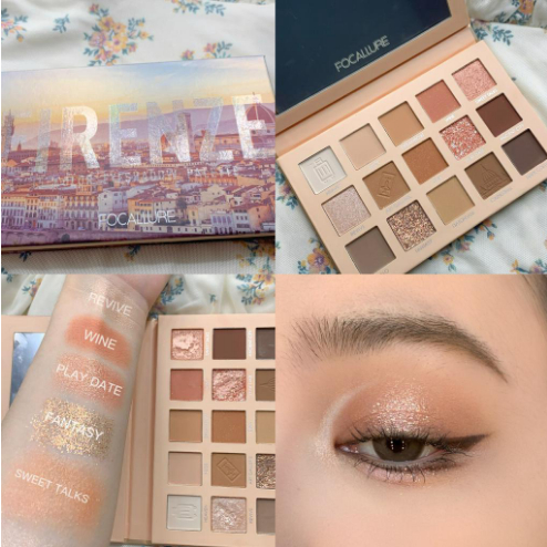 15  bảng phấn mắt màu tông da trang điểm màu tự nhiên cho mắt lâu trôi Nude Lâu Trôi