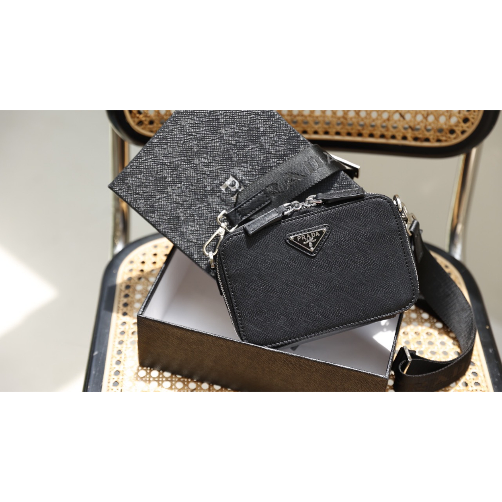 TÚI PRADA MESSENGER DA XƯỚC SZ19