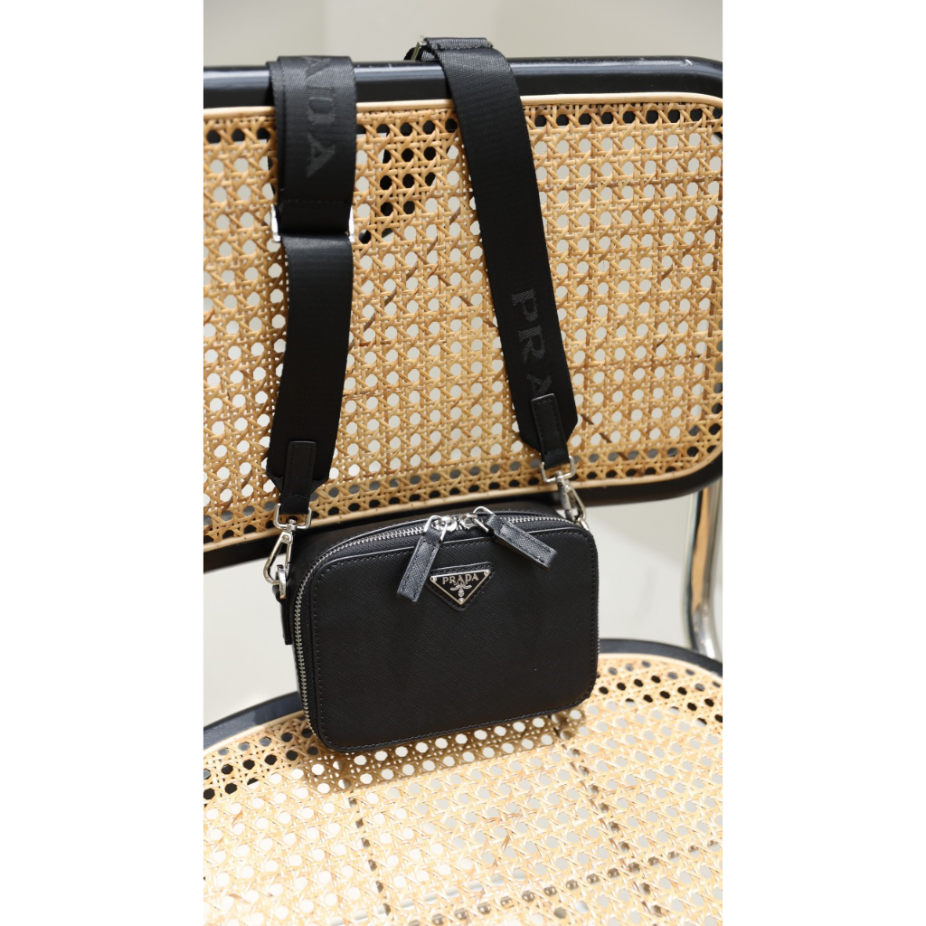 TÚI PRADA MESSENGER DA XƯỚC SZ19