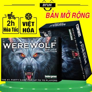 Bộ Bài Ma Sói Tiếng Việt Giá Rẻ Werewolf Ultimate Deluxe Board Game - Ma Sói Việt Hóa Mở Rộng/Cơ Bản/Mini Charater Bfun