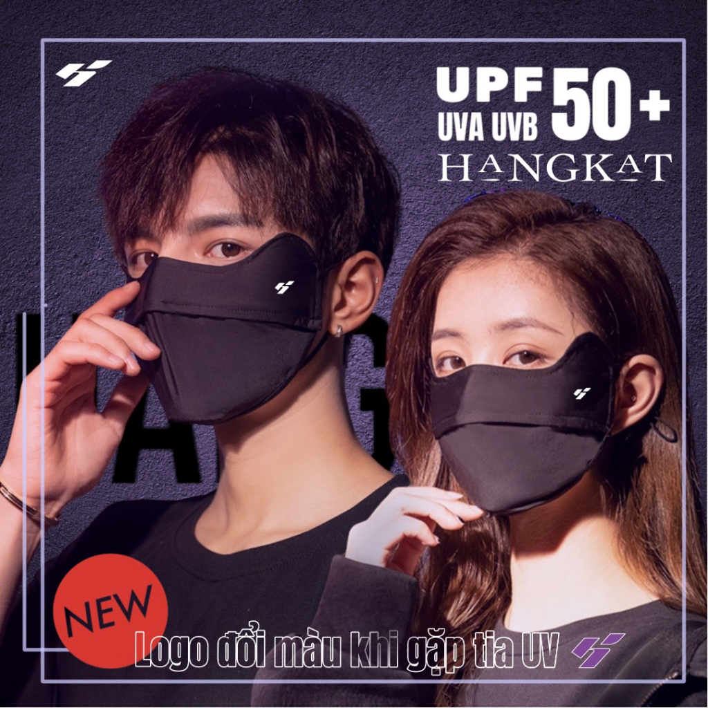 Khẩu trang chống tia UV UPF 50+ chống nắng HANGKAT chính hãng