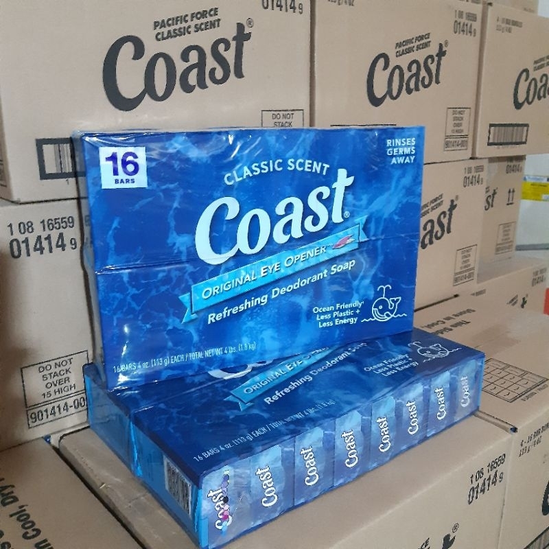 Xà bông cục coast vỏ xanh 16 cục