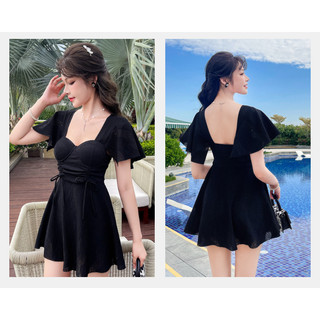 Váy Đi Biển Diện Sang Chảnh Bikini Liền Thân Cúp Ngực Kín Đáo Che Mông Đồ Bơi Nữ Váy Đi Tiệc Voan Lụa Đồ Bơi LIZ-V327.2