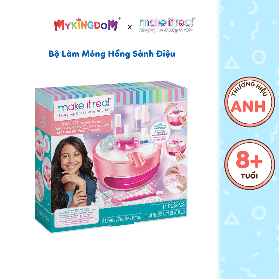 Đồ Chơi MAKE IT REAL Bộ Làm Móng Hồng Sành Điệu 20250704/2509MIR