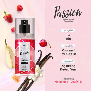 Xịt Thơm Toàn Thân Hương Nước Hoa MALISSA KISS Hương PASSION 88ML