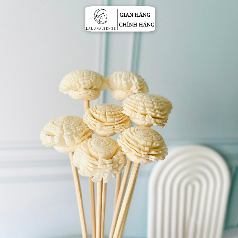 GIÁ SỈ - Que Khuếch Tán Tinh Dầu LALUNA.CENT - Hoa Tản Hương Thơm Phòng Tiện Dụng Trang Trí C11